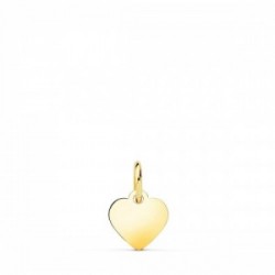 Colgante oro 18 kt CORAZON LISO 8 MM